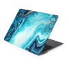 Чехол-накладка Gurdini для Macbook Pro Retina 13" (2016-2021) пластик, лазурный