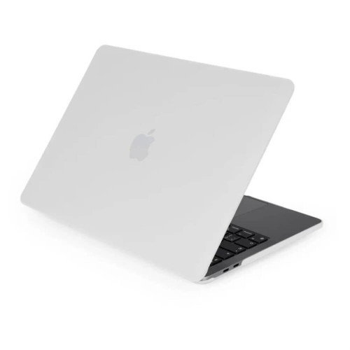 Чехол-накладка Gurdini для Macbook Pro Retina 13" (2016-2021) пластик, белый в рассрочку без первоначального взноса и переплат
