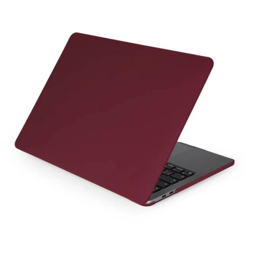 Чехол-накладка Gurdini для Macbook Pro Retina 13" (2016-2021) пластик, бордовый в рассрочку без первоначального взноса и переплат