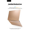 Чехол-накладка Gurdini для Macbook Pro Retina 13" (2016-2021) пластик, золотистый в рассрочку без первоначального взноса и переплат
