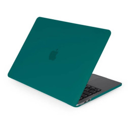 Чехол-накладка Gurdini для Macbook Pro Retina 13" (2016-2021) пластик, изумрудно-зеленый