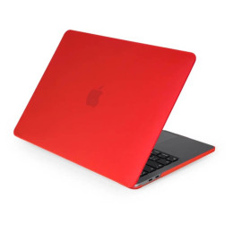Чехол-накладка Gurdini для Macbook Pro Retina 13" (2016-2021) пластик, красный