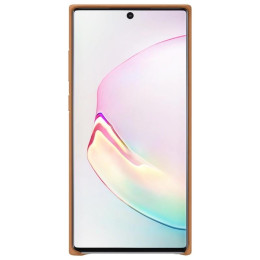 Чехол Samsung Galaxy Note 10 Plus Leather Cover Tan