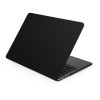 Чехол-накладка Gurdini для Macbook Pro Retina 13" (2016-2021) пластик под кожу, черный
