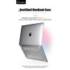 Чехол-накладка Gurdini для Macbook Pro Retina 13" (2016-2021) пластик, прозрачный в рассрочку без первоначального взноса и переплат