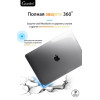 Чехол-накладка Gurdini для Macbook Pro Retina 13" (2016-2021) пластик, прозрачный в рассрочку без первоначального взноса и переплат