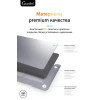Чехол-накладка Gurdini для Macbook Pro Retina 13" (2016-2021) пластик, серебристый в рассрочку без первоначального взноса и переплат