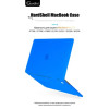 Чехол-накладка Gurdini для Macbook Pro Retina 13" (2016-2021) пластик, синий в рассрочку без первоначального взноса и переплат