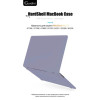 Чехол-накладка Gurdini для Macbook Pro Retina 13" (2016-2021) пластик, темная лаванда в рассрочку без первоначального взноса и переплат