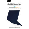 Чехол-накладка Gurdini для Macbook Pro Retina 13" (2016-2021) пластик, темно-синий в рассрочку без первоначального взноса и переплат