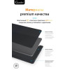 Чехол-накладка Gurdini для Macbook Pro Retina 13" (2016-2021) пластик, черный в рассрочку без первоначального взноса и переплат