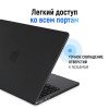 Чехол-накладка Gurdini для Macbook Pro Retina 13" Textured Dot Series, Black в рассрочку без первоначального взноса и переплат