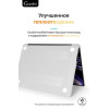 Чехол-накладка Gurdini для Macbook Air 15" M2 A2941 пластик, белый в рассрочку без первоначального взноса и переплат