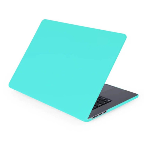 Чехол-накладка Gurdini для Macbook Air 15" M2 A2941 пластик, тиффани в рассрочку без первоначального взноса и переплат