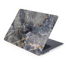 Чехол-накладка Gurdini для Macbook Air 15" M2 A2941 пластик, темно-серый мрамор