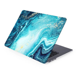 Чехол-накладка Gurdini для Macbook Air 15" M2 A2941 пластик, лазурный