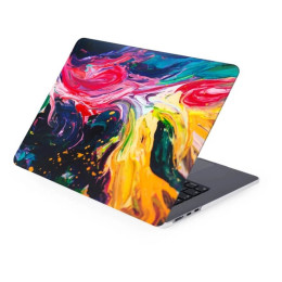 Чехол-накладка Gurdini для Macbook Air 15" M2 A2941 пластик, акварель