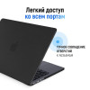 Чехол-накладка Gurdini для Macbook Air 15" M2 A2941 Textured Dot Series, Black в рассрочку без первоначального взноса и переплат