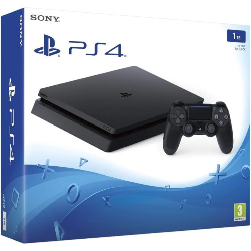 Sony PlayStation 4 Slim 1TB Jet Black в рассрочку без первоначального взноса и переплат