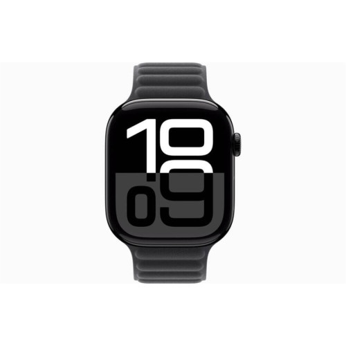 Часы Apple Watch Series 10, 46 мм Magnetic Link (угольно-черный/черный), размер S/M в рассрочку без первоначального взноса и переплат