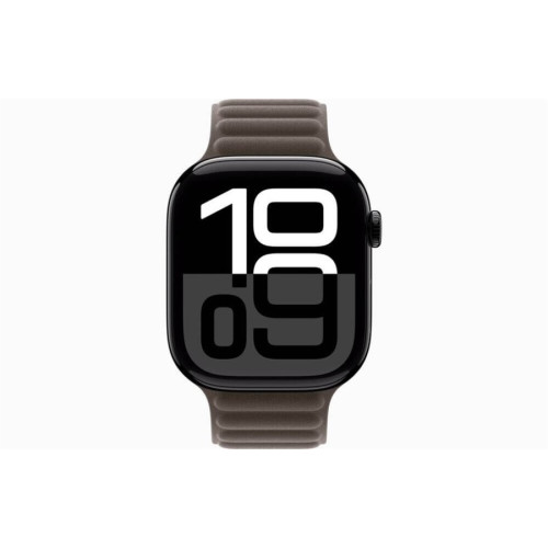 Часы Apple Watch Series 10, 46 мм Magnetic Link (угольно-черный/темно-серый), размер S/M в рассрочку без первоначального взноса и переплат