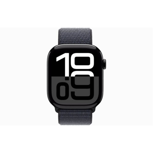 Часы Apple Watch Series 10, 46 мм Sport Loop (угольно-черный/черный) в рассрочку без первоначального взноса и переплат
