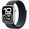 Часы Apple Watch Series 10, 46 мм Sport Loop (серебристый/черный)