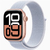 Часы Apple Watch Series 10, 46 мм Sport Loop (розовое золото/голубой)