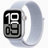 Часы Apple Watch Series 10, 46 мм Sport Loop (серебристый/голубой)