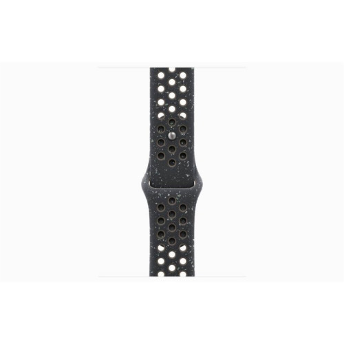 Часы Apple Watch Series 10, 46 мм Nike Sport Band (угольно-черный/полуночное небо), размер M/L в рассрочку без первоначального взноса и переплат
