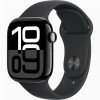 Часы Apple Watch Series 10, 46 мм Sport Band (угольно-черный/черный), размер M/L