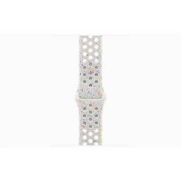 Часы Apple Watch Series 10, 42 мм Nike Sport Band (серебристый/чистая платина), размер S/M