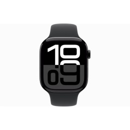 Apple Watch Series 10, 42 мм Sport Band (угольно-черный/черный), размер M/L
