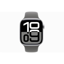 Часы Apple Watch Series 10, 42 мм Sport Band (серебристый/серый), размер S/M