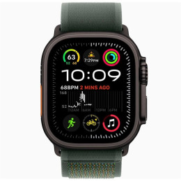 Часы Apple Watch Ultra 2 GPS + Cellular, 49 мм Trail Loop (черный/зеленый), размер M/L