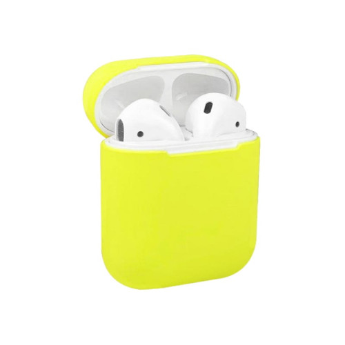 Чехол AirPods 1/2 Silicone Case Yellow в рассрочку без первоначального взноса и переплат