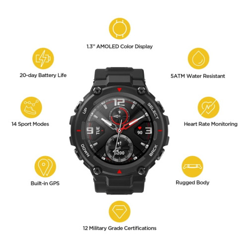Xiaomi Amazfit T-Rex Khaki в рассрочку без первоначального взноса и переплат