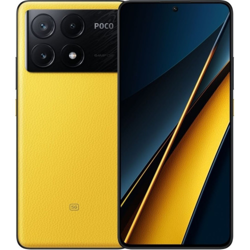 Смартфон Xiaomi Poco X6 Pro 5G 8/256GB Yellow в рассрочку без первоначального взноса и переплат