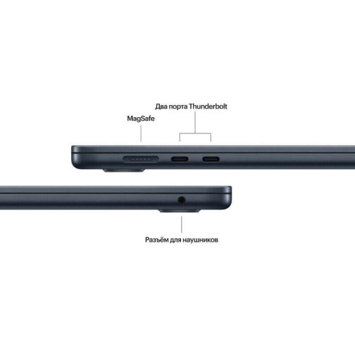 Ноутбук Apple MacBook Air 13" M3 8c CPU, 10c GPU 16/256GB Midnight (2024) в рассрочку без первоначального взноса и переплат