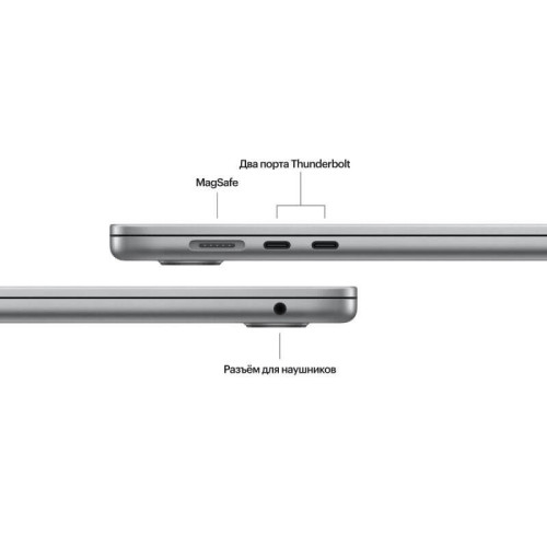 Ноутбук Apple MacBook Air 13" M3 8c CPU, 10c GPU 16/256GB Space Gray (2024) в рассрочку без первоначального взноса и переплат