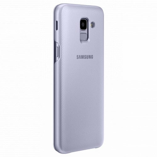 Чехол Samsung Galaxy J6 Wallet Cover Violet в рассрочку без первоначального взноса и переплат