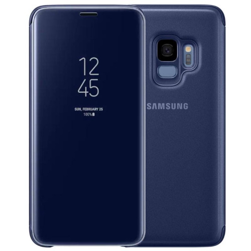 Чехол Samsung S9 Clear View Cover Blue в рассрочку без первоначального взноса и переплат