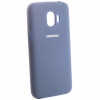 Чехол Samsung J2 Pro (2018) Silicone Cover Blue в рассрочку