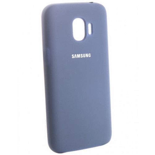 Чехол Samsung J2 Pro (2018) Silicone Cover Blue в рассрочку без первоначального взноса и переплат