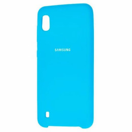 Чехол Samsung A10 Silicone Cover Light Blue