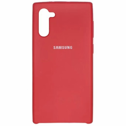 Чехол Samsung Note 10 Silicone Cover Red