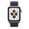 Apple Watch SE 40mm (Cellular) Silver Aluminum Case / Deep Navy Sport Loop в рассрочку без первоначального взноса и переплат