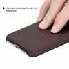 Чехол iPhone XR Pitaka MagEZ Case Черно-Красный(в полоску)/Кевлар (арамид) в рассрочку без первоначального взноса и переплат