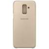 Чехол Samsung Galaxy A6 Plus Wallet Cover Gold в рассрочку без первоначального взноса и переплат