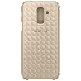 Чехол Samsung Galaxy A6 Plus Wallet Cover Gold